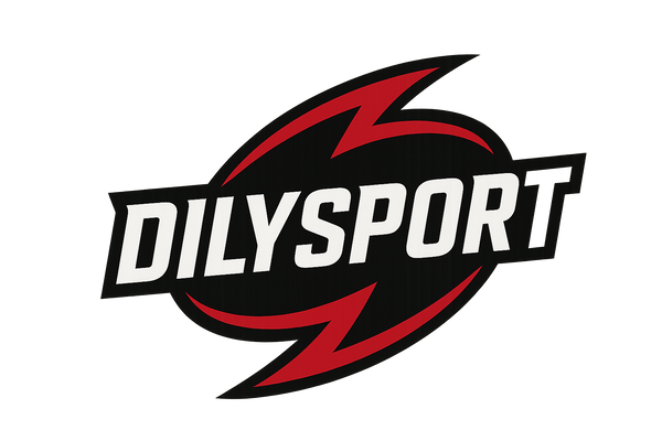 DilySport logo sport black and red, PNG